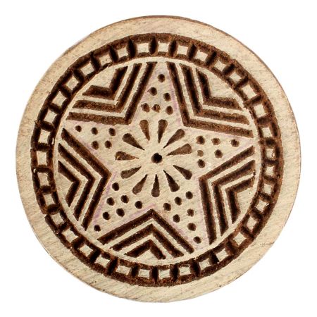 Set of 1 Piece New Wooden Printing Block